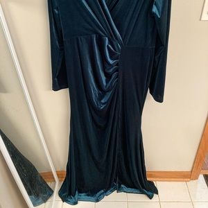 Formal Velvet Maternity Dress
